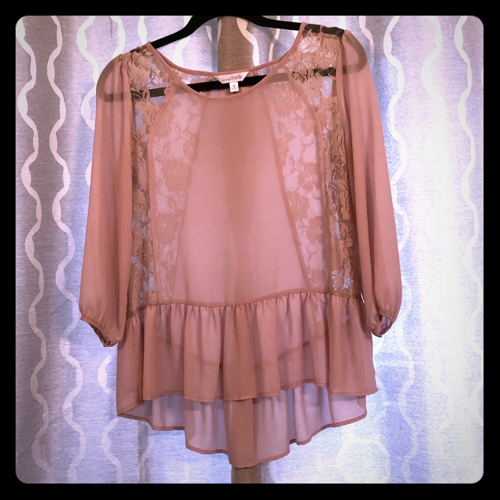 Beautiful Sheet and Lace Top
